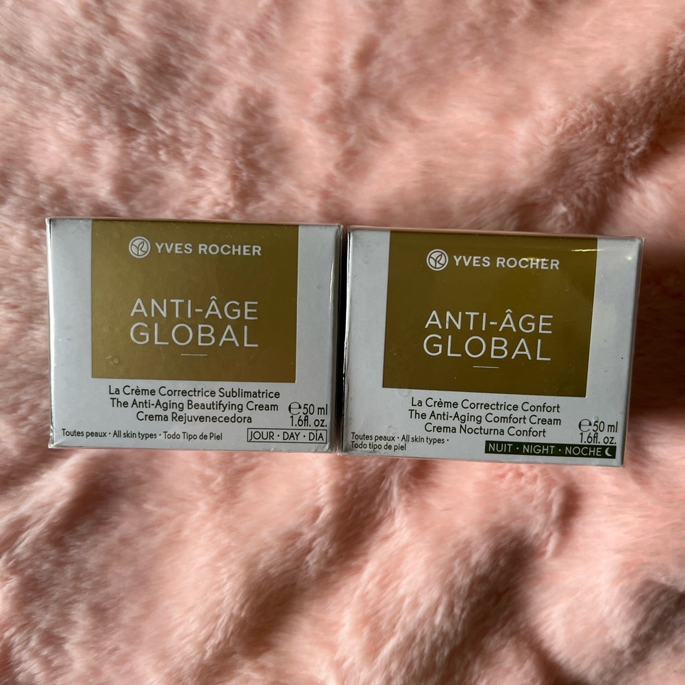 Yves Rocher Anti-Age Global Day and Night Cream Set